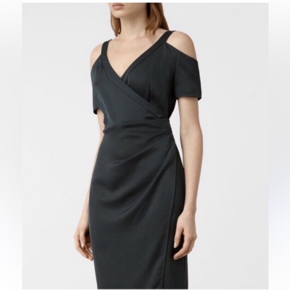 *Like New* All Saints Black Cadia Dress Size 0